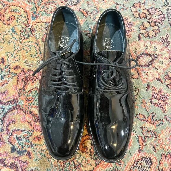 Jos. A. Bank Men’s Glossy Formal Lace Up Shoes - Picture 1 of 6